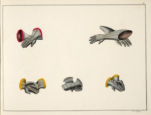 Gloves, plate from 