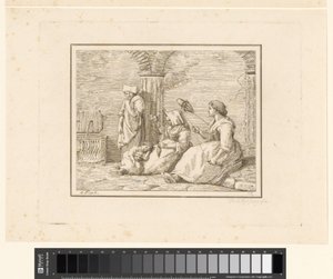 Spinning Women by Friedrich Rehberg