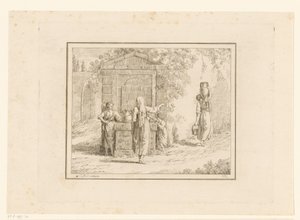 Women at a Well (Scenes from Daily Life in Italy) by Friedrich Rehberg