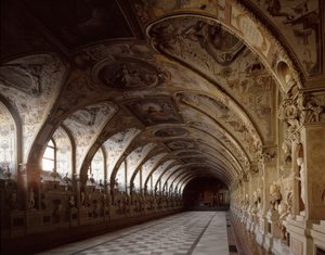 View of the Antiquarium of the Royal Palace