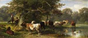 Cattle at the Watering Place