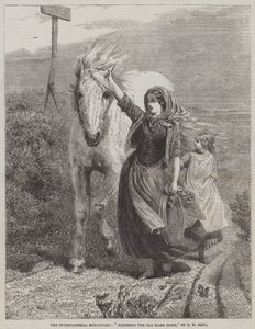 Fetching the Old Mare Home by Friedrich Wilhelm Keyl