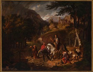 The Habsburg Legend: Count Rudolf Helps a Priest Over a Torrent