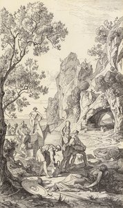 Homecoming of Odysseus to Ithaca by Friedrich the Elder Preller