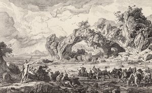 Killing of the sacred cattle of Helios by Friedrich the Elder Preller