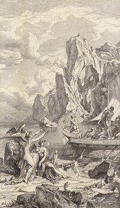 Odysseus and the Sirens by Friedrich the Elder Preller