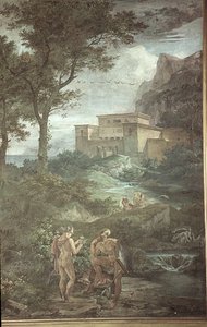Odysseus on the Island of Circe, Scenes from the Odyssey by Friedrich the Elder Preller
