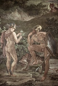 Odysseus on the Island of Circe, Scenes from the Odyssey by Friedrich the Elder Preller