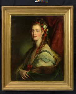 Marie Paterno, née Nemetschke, later Amerling, or Hoyos (4th Wife of the Artist) by Friedrich von Amerling