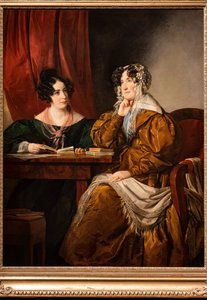 Portrait of Baroness Henriette von Pereira-Arnstein with Her Daughter Flora