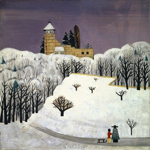 Birseck Castle in the Snow