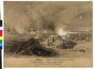 Siege of Komorn by the k. k. Troops in April 1849