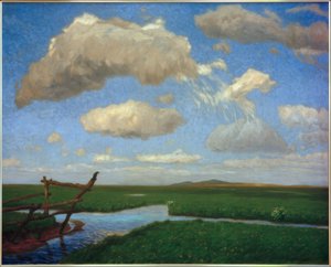 In the Meadows II by Fritz Overbeck