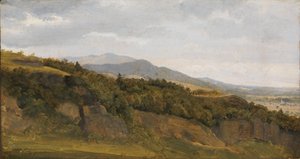 Landscape with View towards a Broad Valley by Fritz Petzholdt