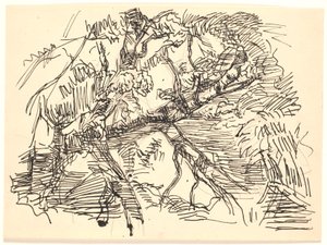 Branches Over Water by Fritz Syberg