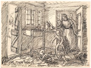 The Wife Screamed... by Fritz Syberg