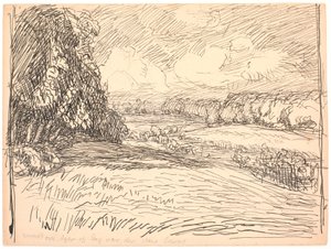 Around Field and Meadow Were Great Forests by Fritz Syberg