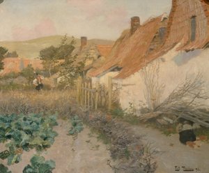 France, Woman in the field