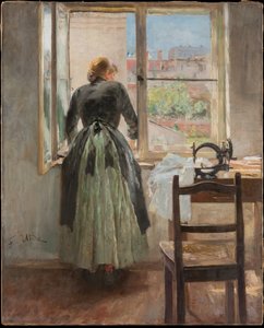By the Window by Fritz von Uhde