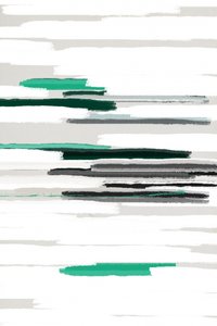 Emerald Brushstroke Rhythm