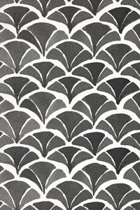 Watercolor Fan Pattern
