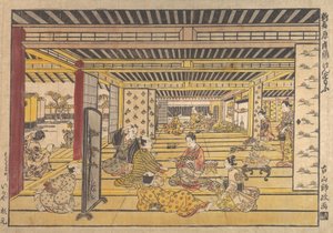 A Game of Hand Sumo in the New Yoshiwara