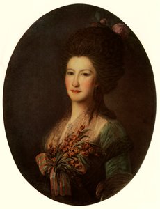 Portrait of Countess J. V. Santi by Fyodor Rokotov