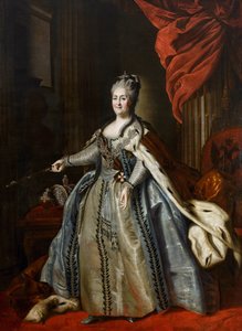 Portrait of Empress Catherine II by Fyodor Stepanovich Rotokov