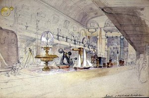 Interior of the Regent Street Polytechnic, c.1847
