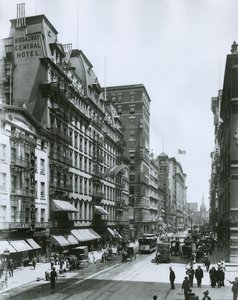 Broadway Looking North from Bond Street, New York City
