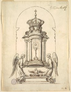 Design for a Tabernacle Door to be Executed in Bronze by G B C