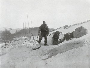 Browning at the Igloo Door
