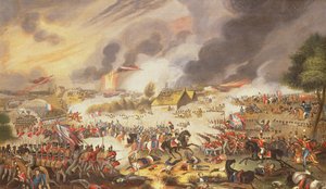 The Battle of Waterloo, 18th June 1815, 1842 by G. Newton