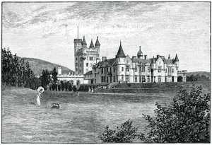 Balmoral Castle from the North-West, Aberdeenshire, Scotland by G. W. Wilson and Company