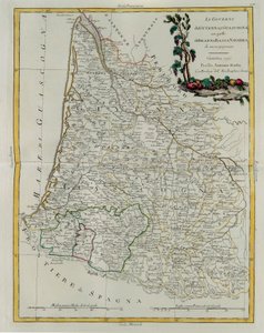 Governances of Guyenne and Guascogne with Bearn and Lower Navarre by G. Zuliani