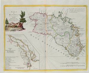 Island of Minorca and the Plan of the Port and the City of Mahon and Its Forts, Engraving by G. Zuliani from the Newest Atlas by G. Zuliani