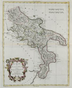 Kingdom of Naples, engraving by G. Zuliani from 