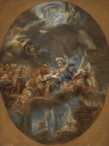 Nobility Offering the Imperial Russian Children to Minerva by Gabriel Francois Doyen