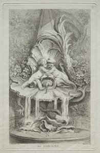 Book of Fountains: No. 3 by Gabriel Huquier