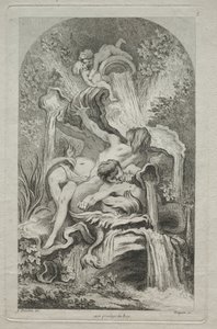 Book of Fountains: No. 5 by Gabriel Huquier