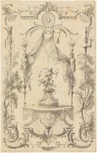 Design for Wall Panel on Theme of Diana by Gabriel Huquier