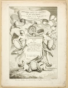 Figure (recto and verso), from Premier livre de figures d’Academies gravées en Partie par les Professeurs de l’ Académie Royale