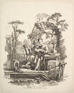 Man and Woman Reading