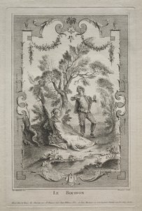 The Buffoon, Arabesque by Gabriel Huquier