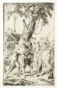 The Escape of M. de Belle-Isle, Prisoner in the Attakapas, plate four from Les Nouveaux Voyages aux Indes Occidentales