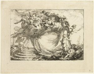 Vignette for an Address by Gabriel Jacques de Saint Aubin