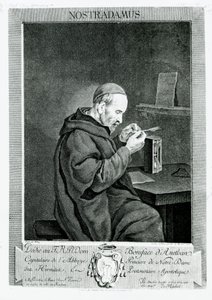 Portrait of Michel Nostradamus Engraved by Christian von Mechel by Gabriel Metsu