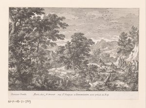 Landscape with Christ Speaking to Disciples by Gabriel Perelle