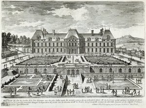 View of the castle of Meudon - by Perelle, late 17th century by Gabriel Perelle