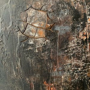 Dark Cracked Abstract by Gabriela Aleksandra Szuba